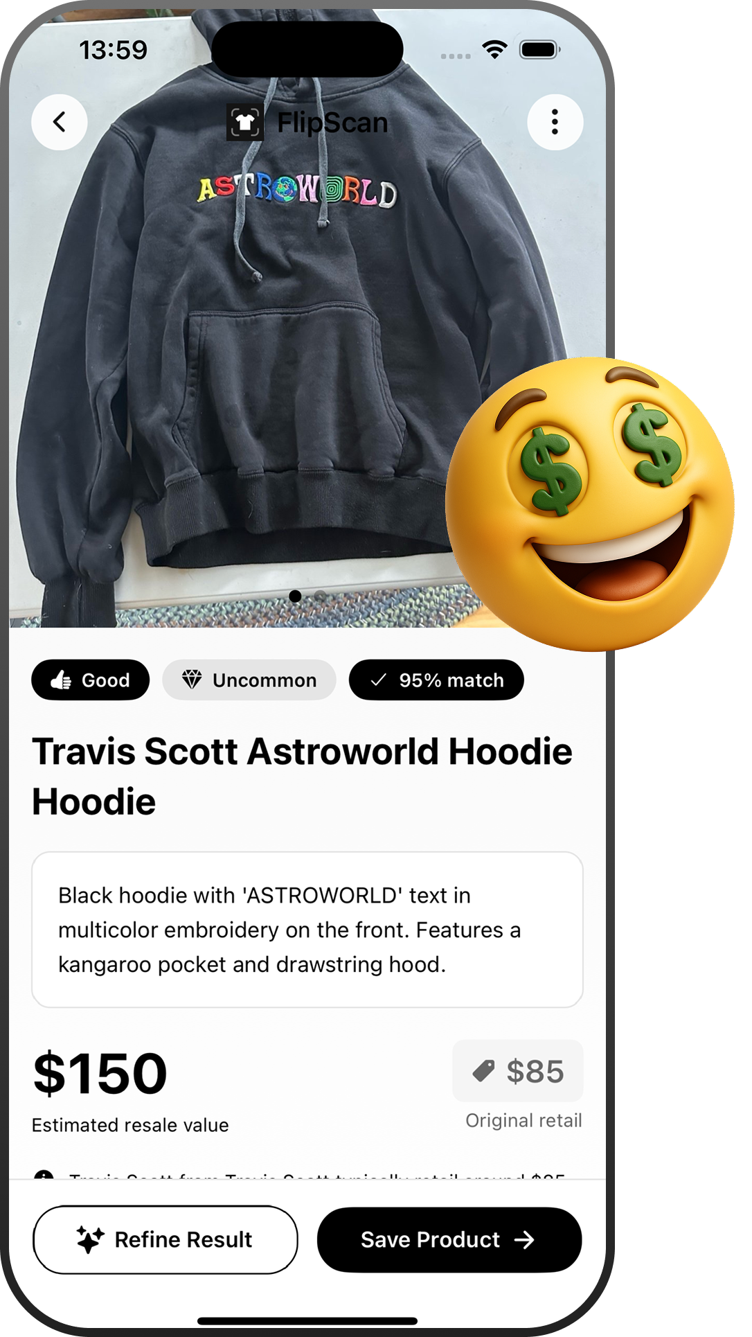 FlipScan App Screenshot